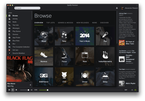 Various ways to discover new music through Spotify