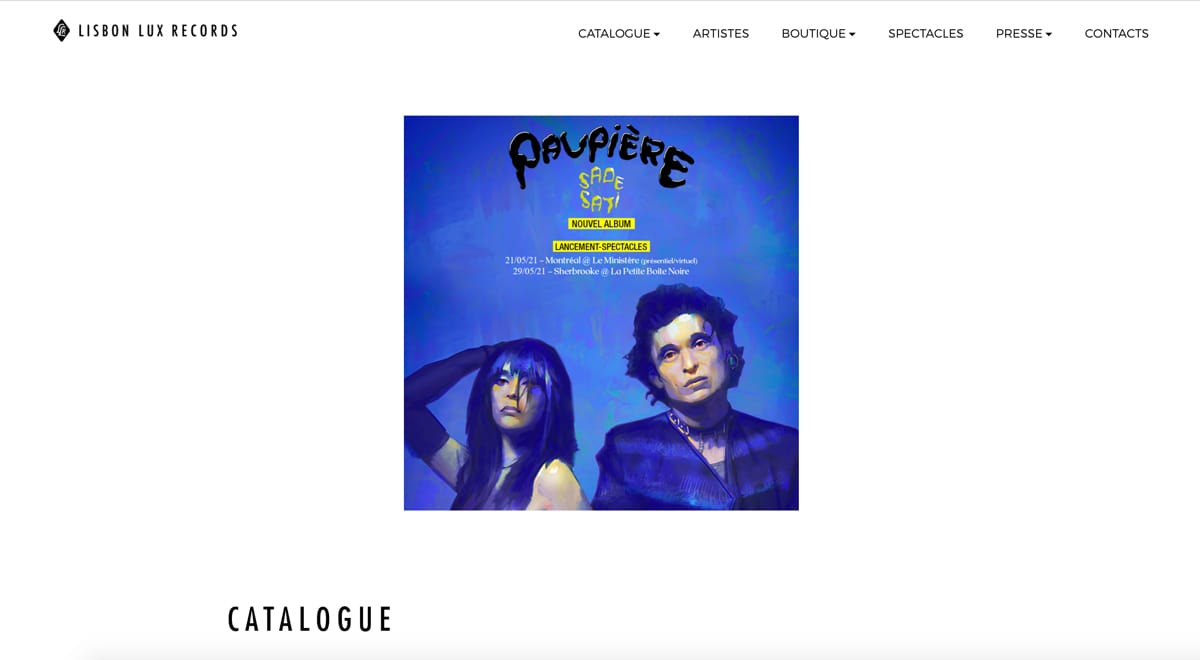 5 best website templates for record labels example