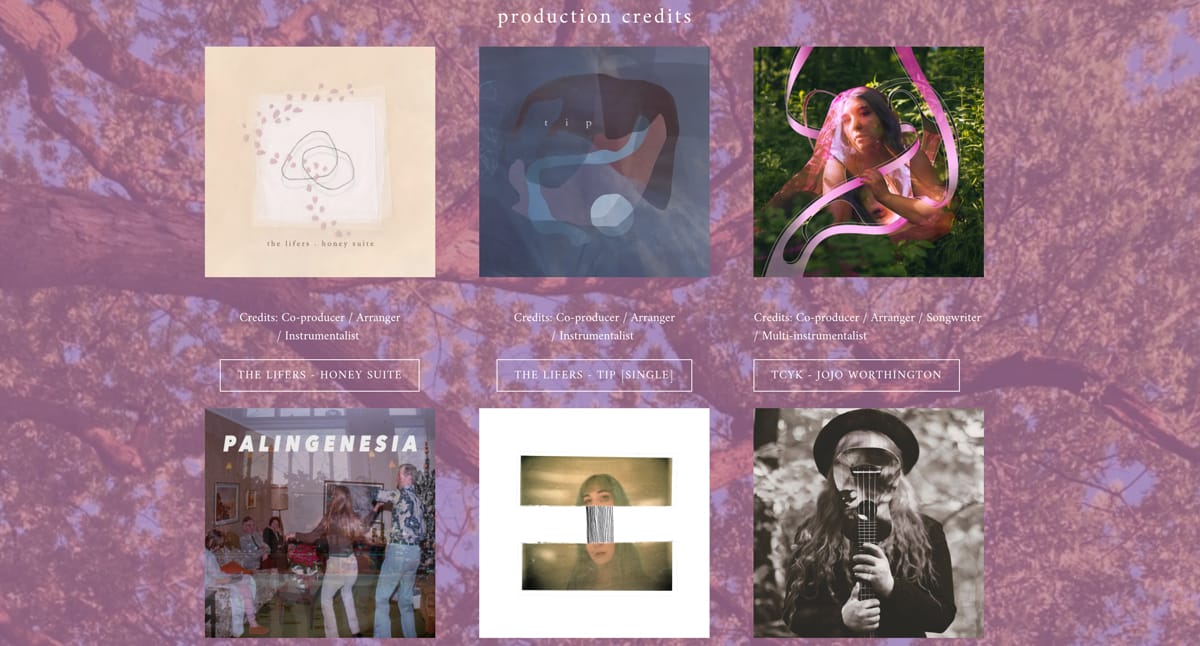 7 ways to create band website layouts you'll love - Bandzoogle Blog - Discography