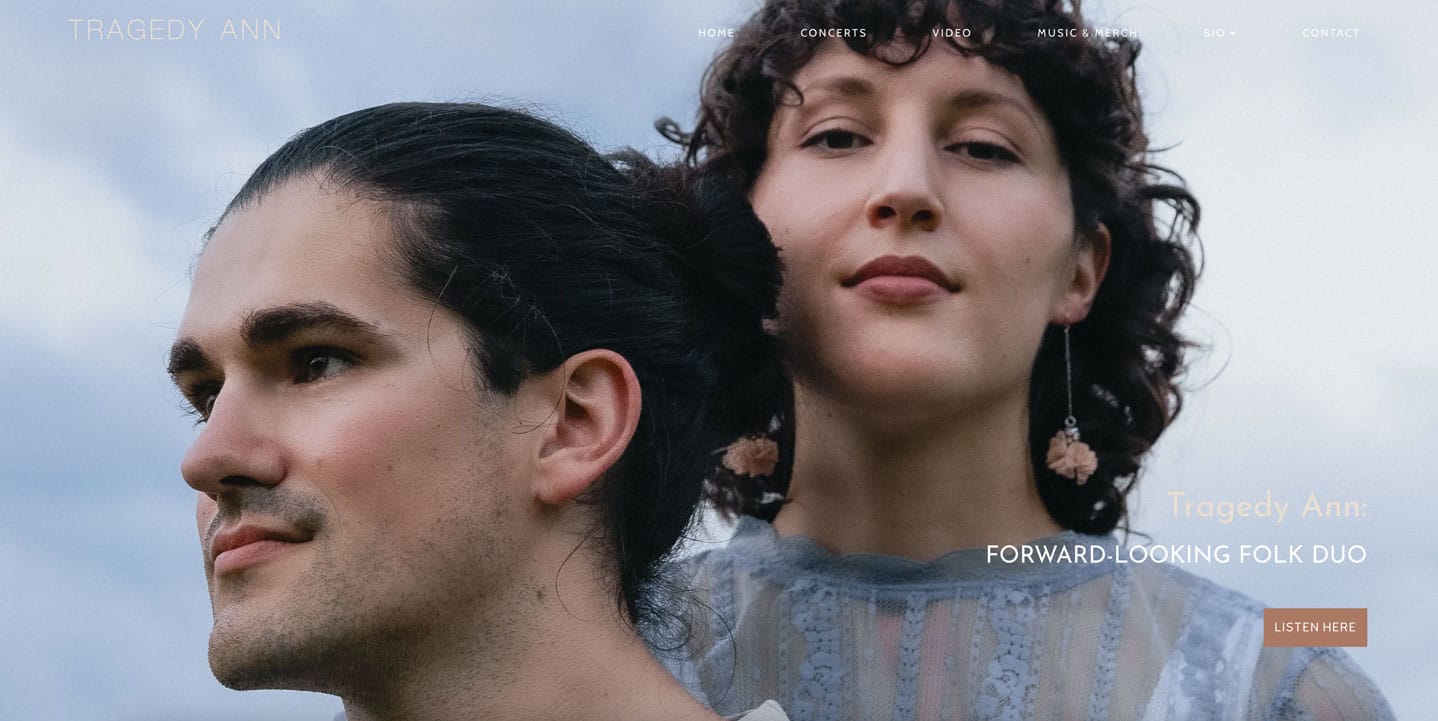 A list of 20 best band websites, and why we love them -  Tragedy Ann