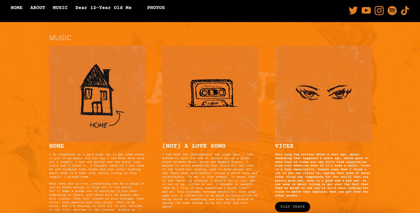 A list of 20 best band websites, and why we love them - Rian Cult