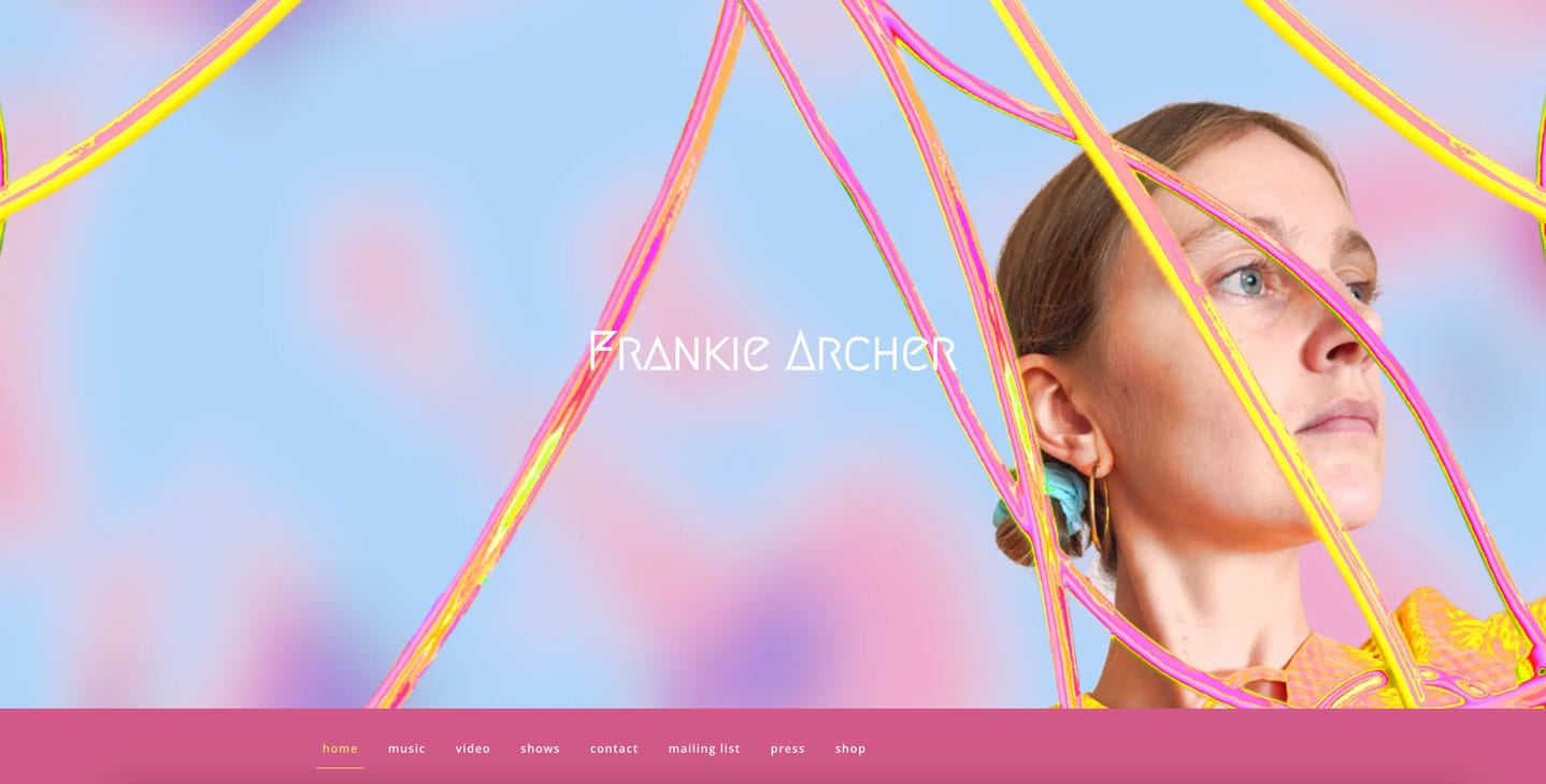 A list of 20 best band websites, and why we love them - Frankie Archer