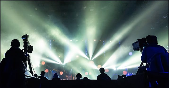 band getting its music played on television