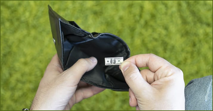 streaming revenue as depicted by a tiny $100 bill