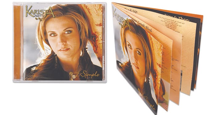 Musician's album booklet