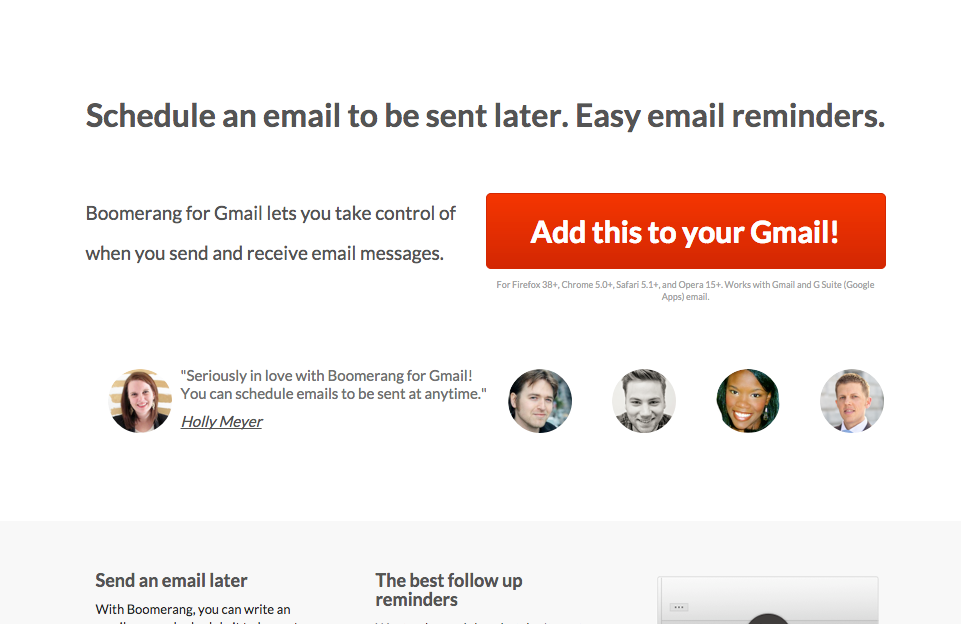 gmail boomerang - diy music pr