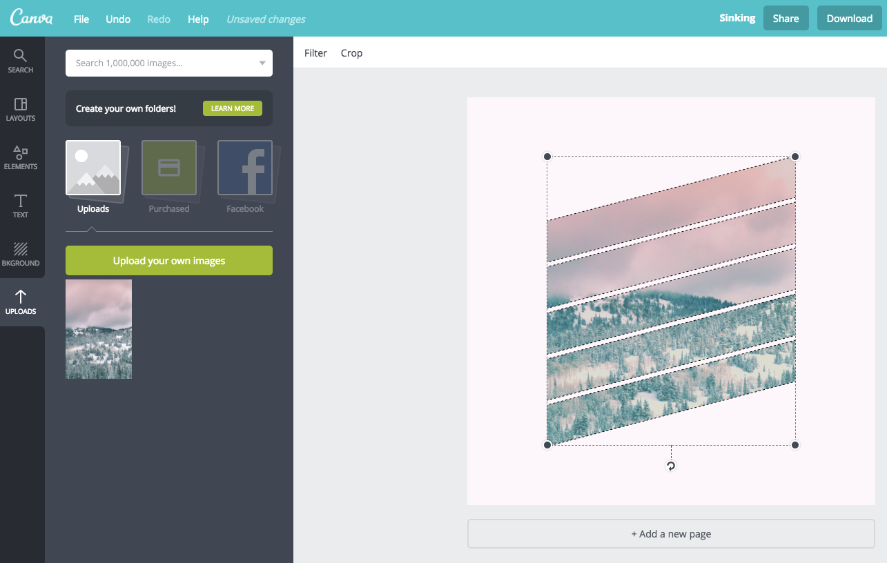 add an image to a frame in canva