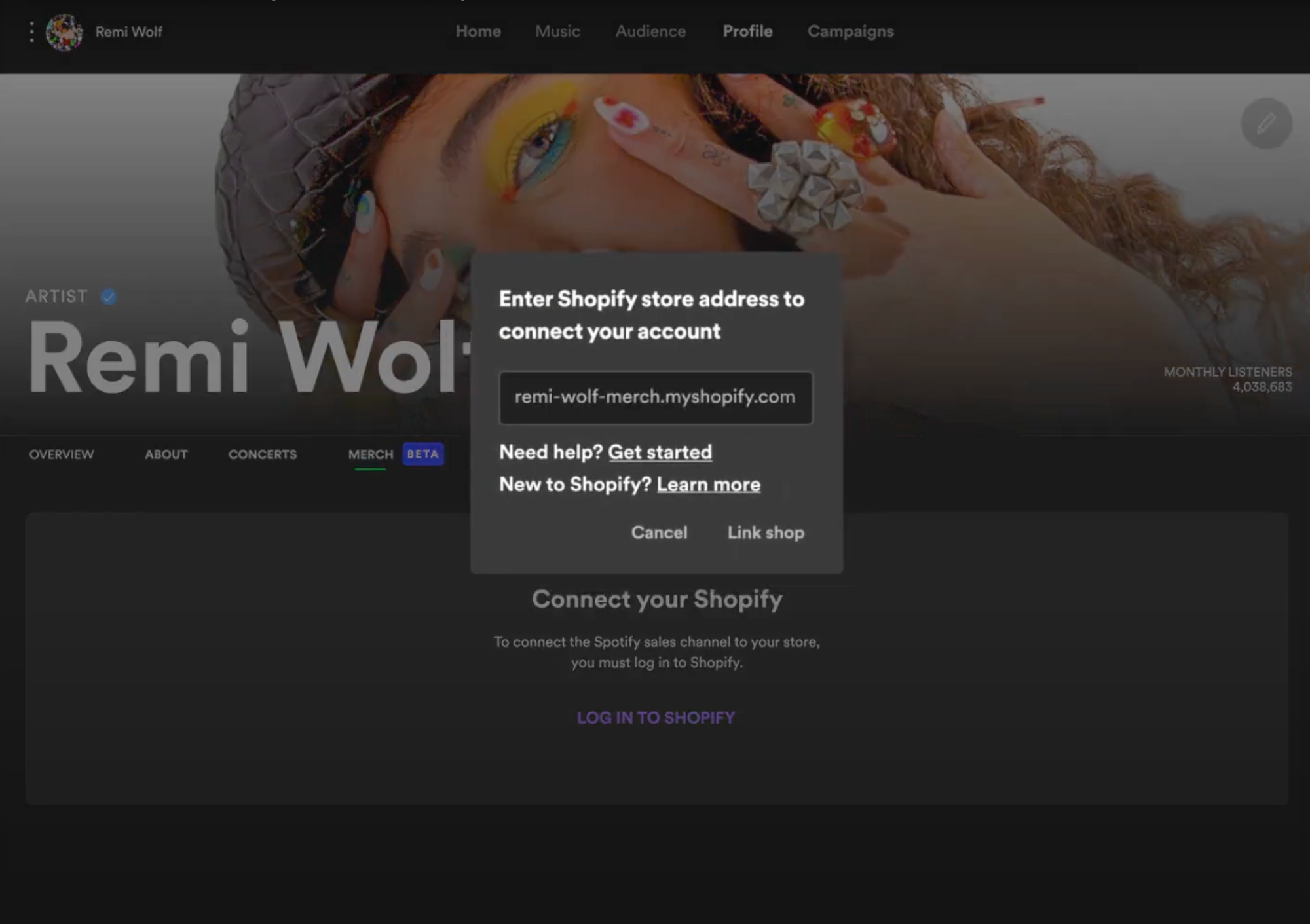 how to sell more merch on Spotify