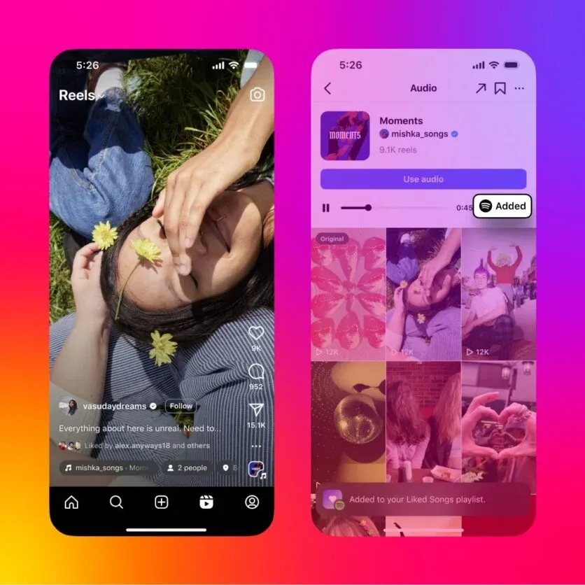 Save Instagram Songs to Spotify
