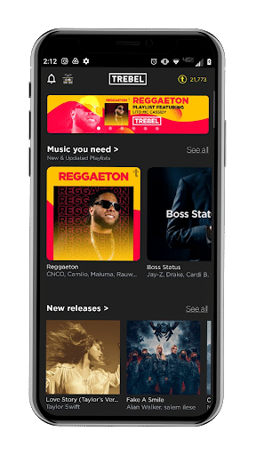 free music app TREBEL