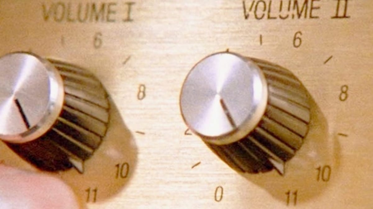 Spinal Tap Changed Volume Controls