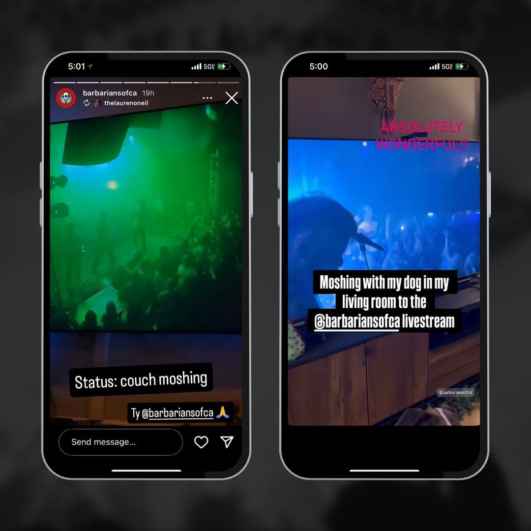 From Venue to Livestream: The Barbarians of California’s Direct-to-Fan Album Drop