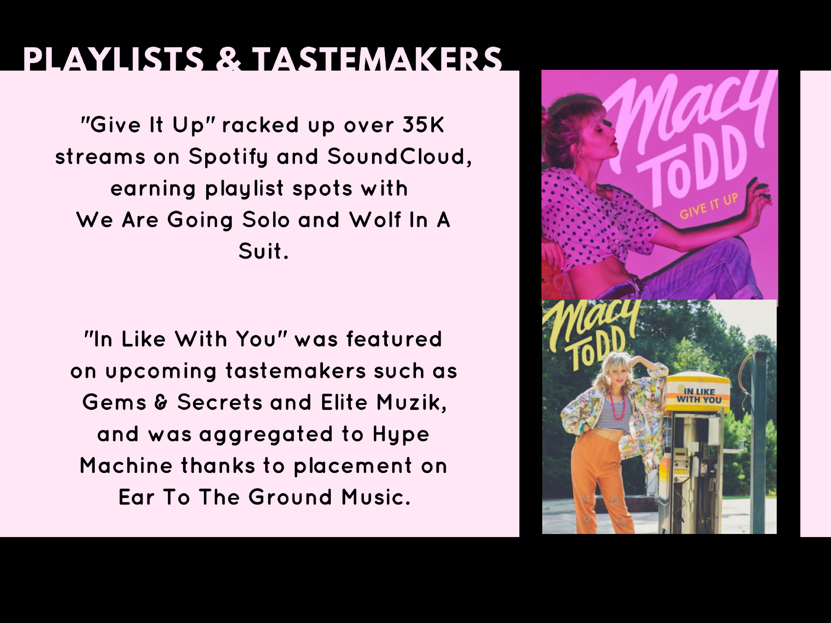 Macy Todd - Music PR Case Study 