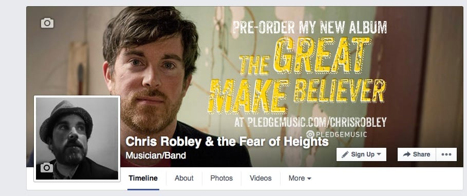 Facebook page header