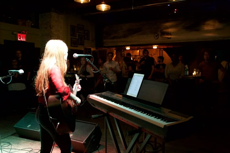 solo musician performing