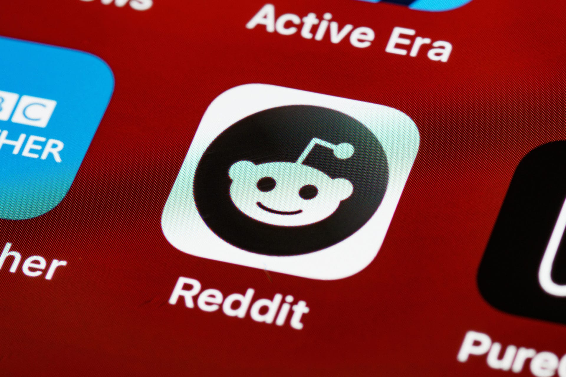 phone screengrab of Reddit app