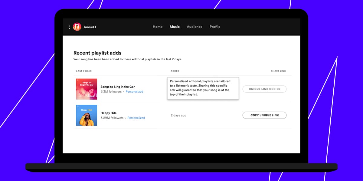 Sharing Personalized Editorial Playlists