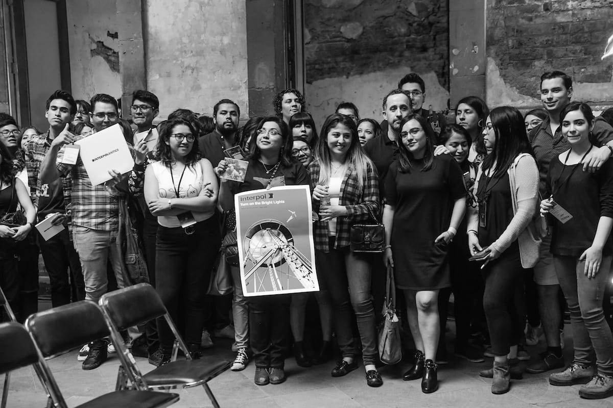 Interpol Fans First Event in Mexico City, Photo by Toni Francois