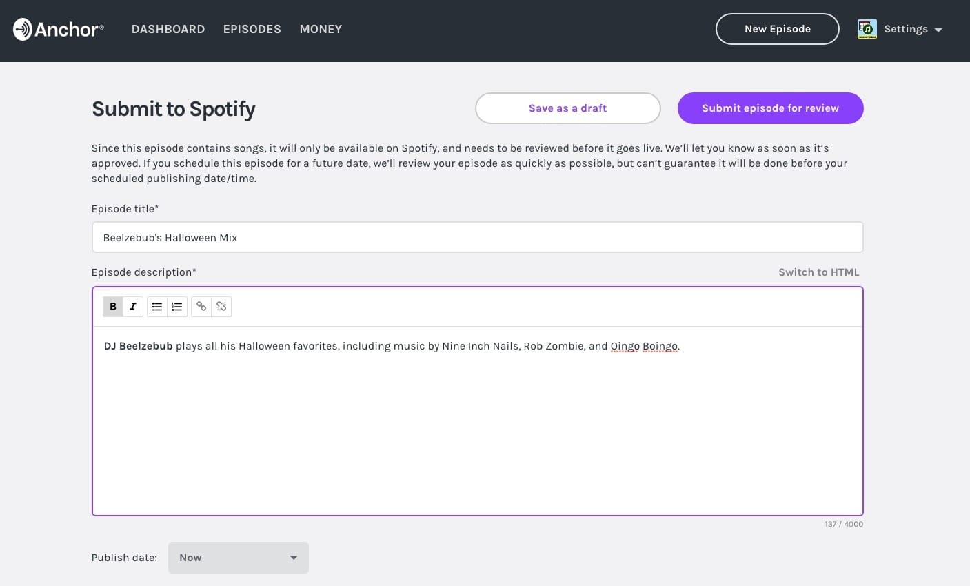 Anchor - Episode Description
