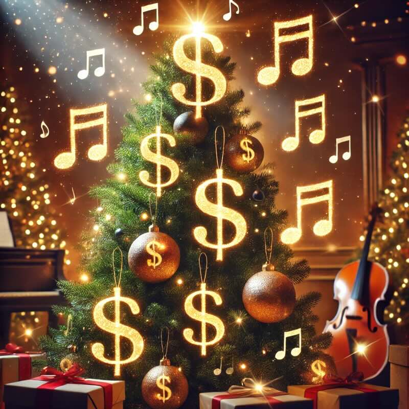 what do Christmas songs earn