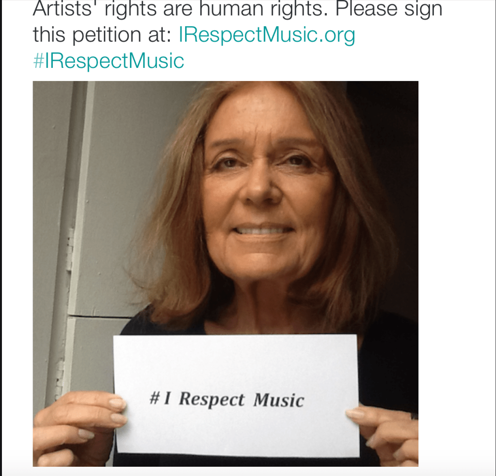 musicians vs big tech #IRespectMusic