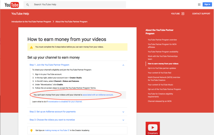 YouTube Channel Partner How to