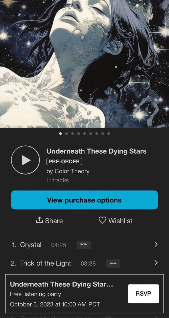 Bandcamp Listening Party RSVP