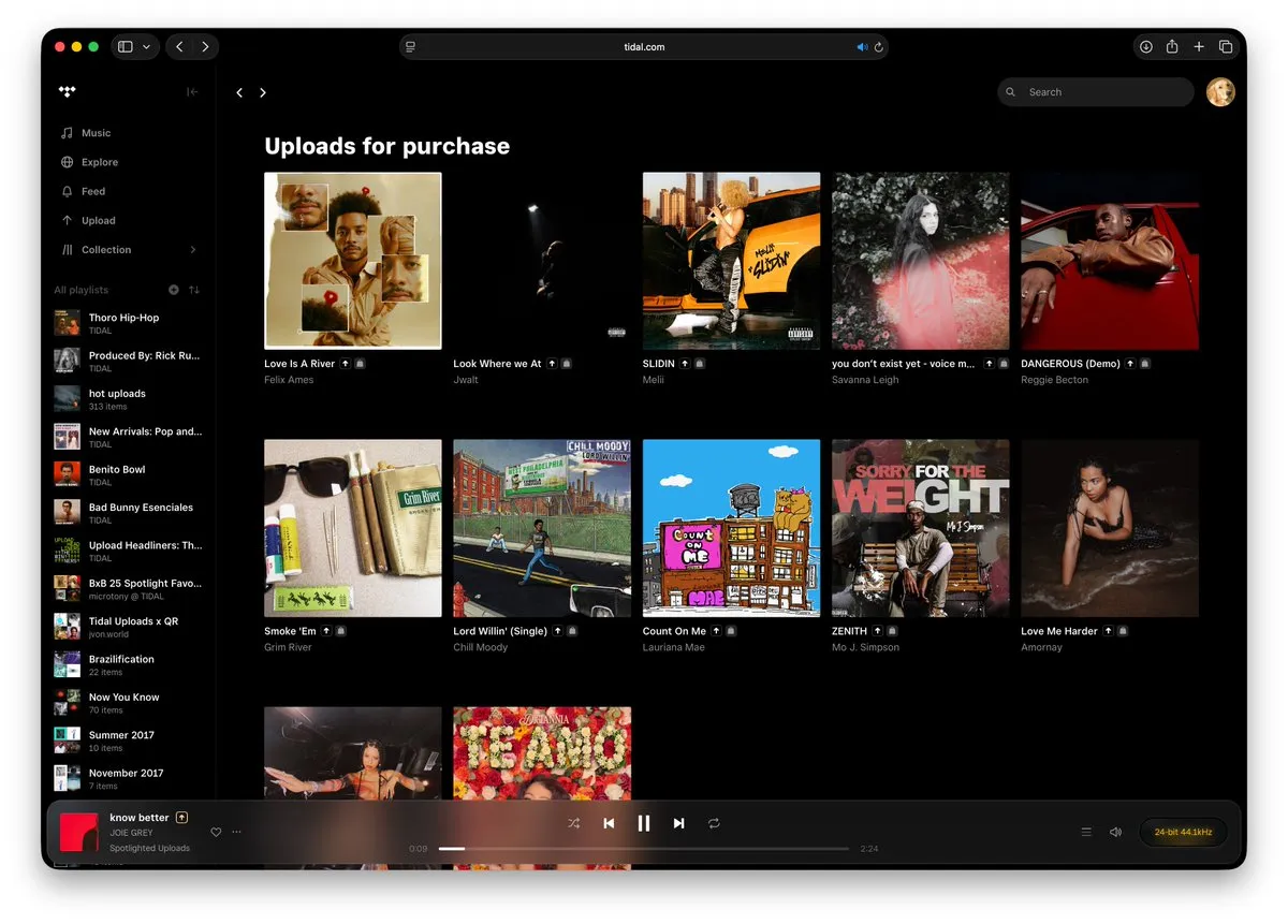 TIDAL adds Direct-to-Fan Album Download Sales