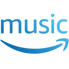Amazon Music logo, digital branding image for music streaming service, representing Amazon's digital music platform.