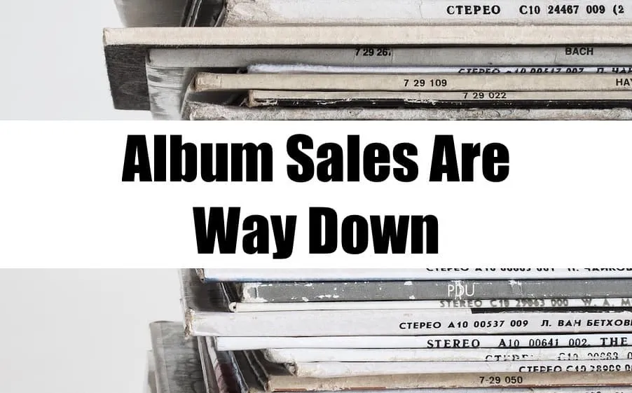 Album sales decline due to digital streaming and music industry changes, impacting artists' revenue and traditional physical