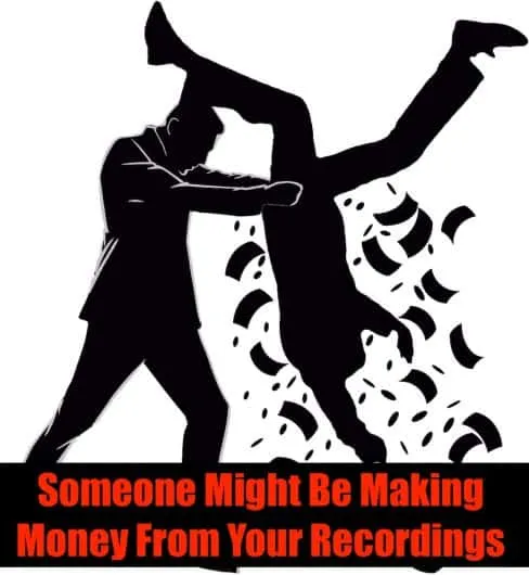 Money-making from recordings, music royalties, audio revenue, music recording income, music industry earnings, monetizing rec