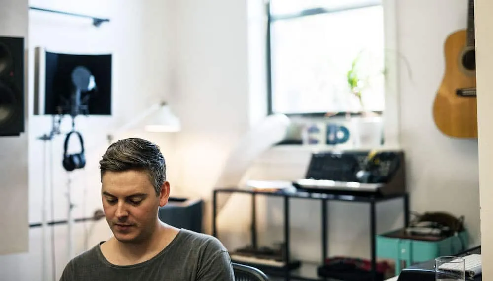 Audio production studio, music recording setup, music production, musician recording environment, Hypebot music industry insi