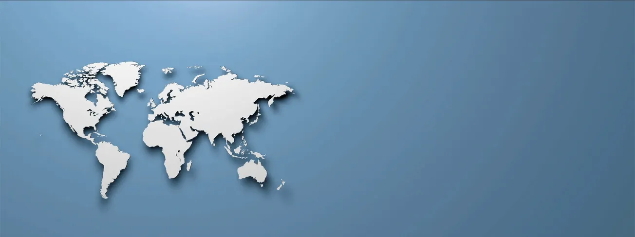 Global world map silhouette highlighting international music industry trends and digital marketing strategies for artists and