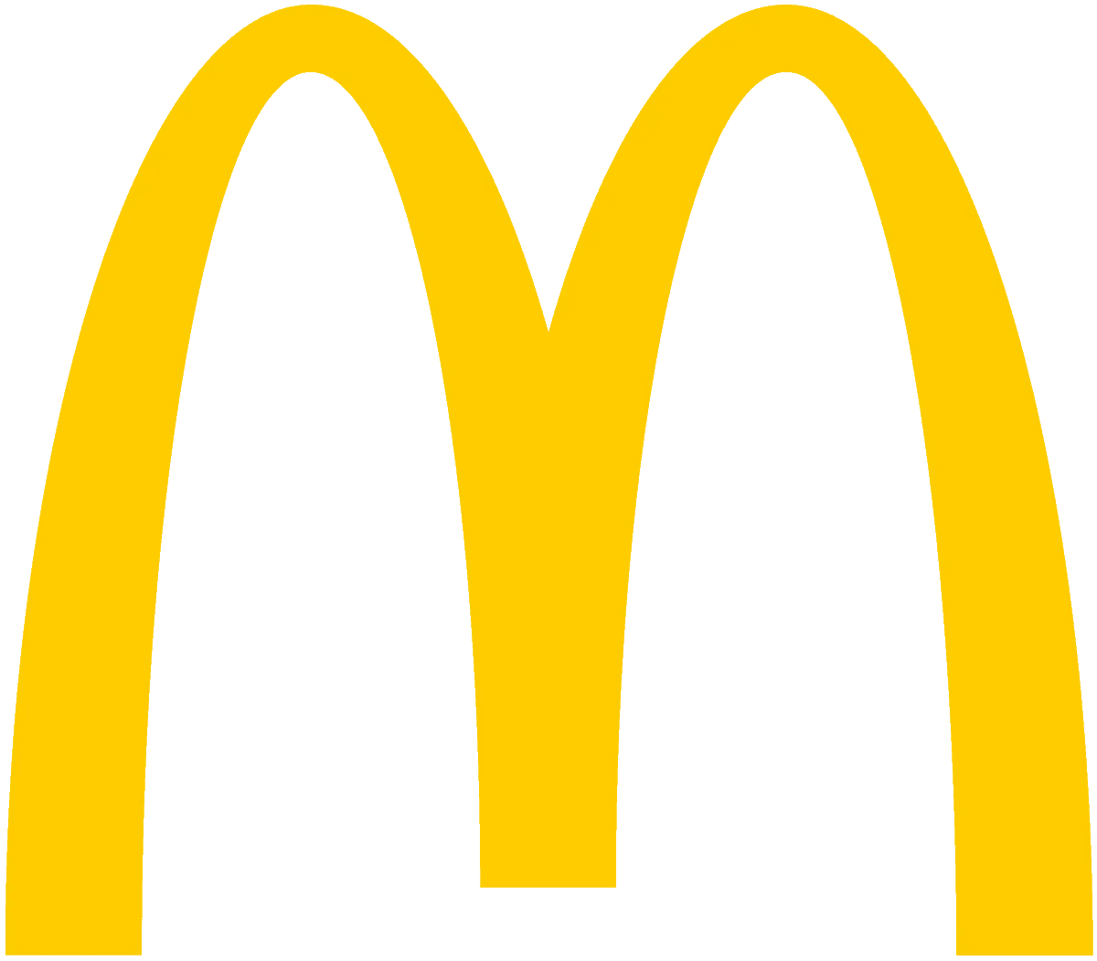 Mcdonalds golden arches logo representing fast food and restaurant branding.