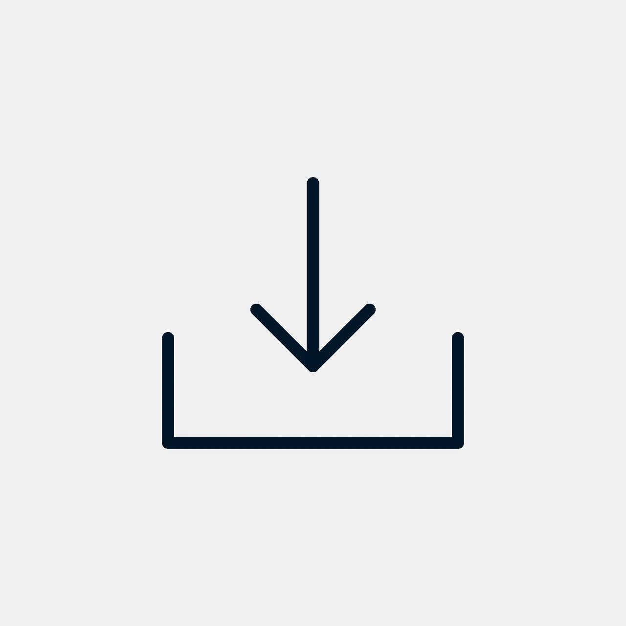 Download icon representing file download on digital platforms for music, entertainment, and media industries.