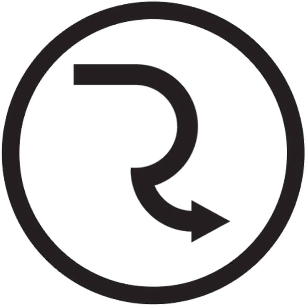 Recycling symbol with arrow circle representing sustainability and eco-friendliness for music industry innovations and digita