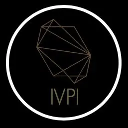 IVPI logo with geometric design, modern branding for music industry insights, technology, and innovation.