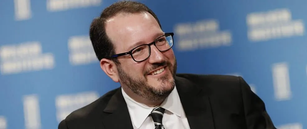 Innovative music industry professional speaking at a conference, promoting digital music trends and technology at Hypebot eve