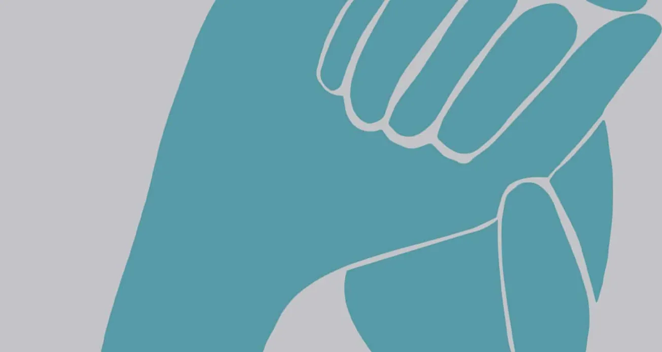 Hand holding a smartphone illustration for digital media and technology concepts.