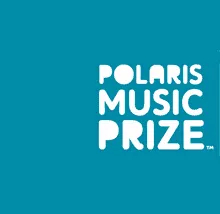 Polaris Music Prize logo on a teal background, representing Canada's prestigious music award recognizing artistic excellence