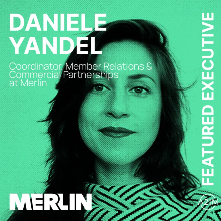 Danele Yandel, music industry professional and speaker at Hypebot event, showcasing her expertise in artist relations and mus