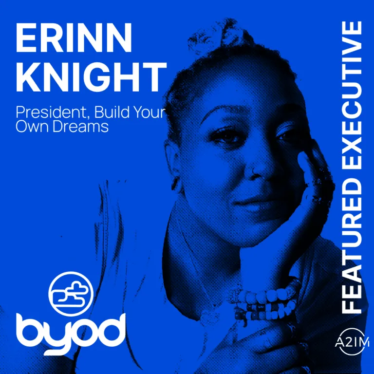 Byod digital marketing conference speaker Erinn Knight leverture speaker, woman with confident expression for music industry