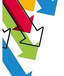 Arrow graph icon representing music industry growth and analytics.