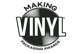 Vinyl packaging awards logo emphasizing quality and innovation in music industry recognition.