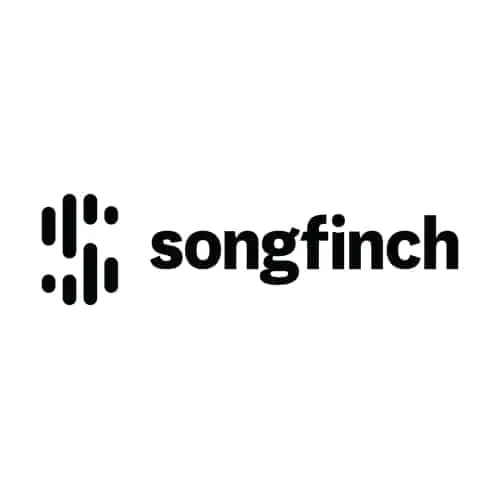 Soundcloud logo featuring the "songfinch" branding, representing a music and audio platform for artists and creators.