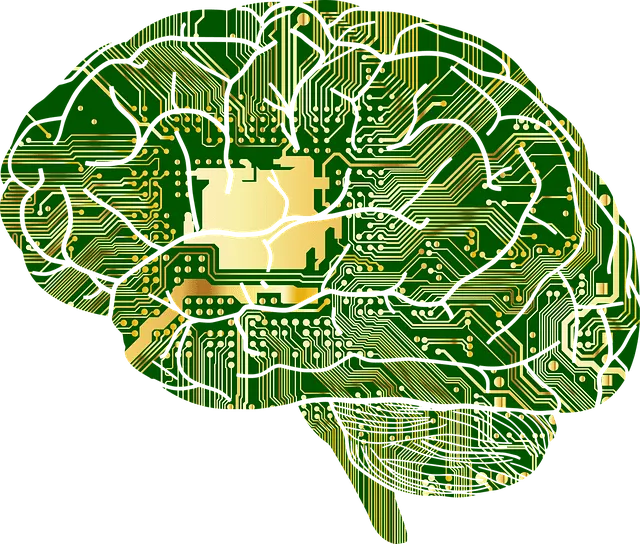 Advanced digital circuit brain illustration, representing technology, AI, and innovation.