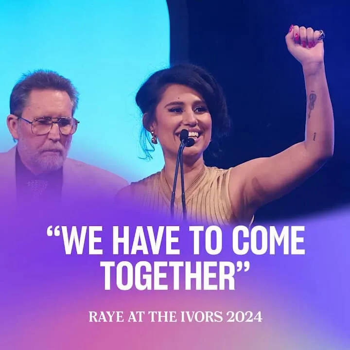 We have to come together at the IVORS 2024, music industry unity, artist empowerment, inspirational speech, live event, enter