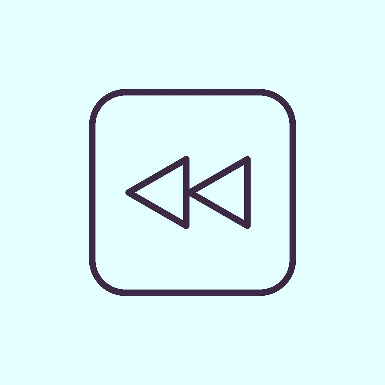 Next, the image appears to be an icon of a rewind function.