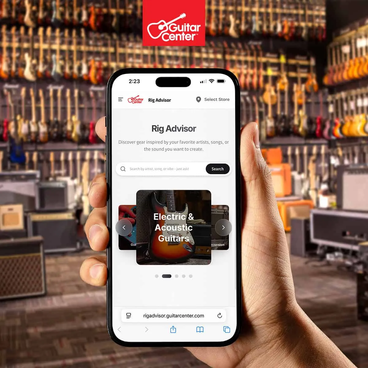 guitar center rig advisor