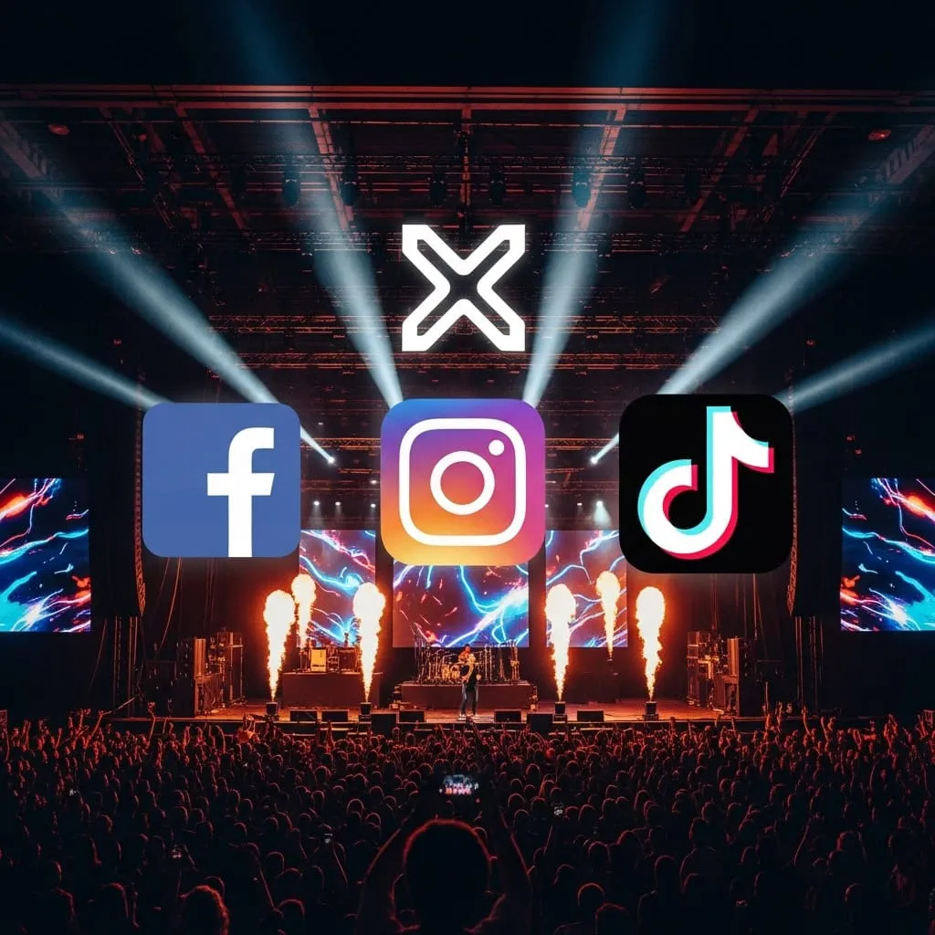 Find Fans on Social Media and share Marketing Assets with Venues Fans